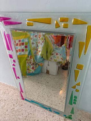 Espejo decorativo mosaico cristal