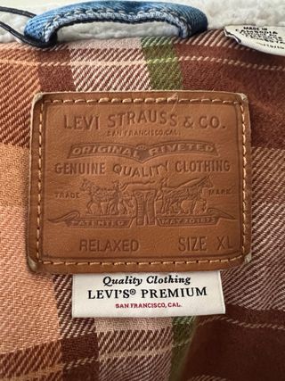 Chaqueta Levi's Trucker Forrada Talla XL
