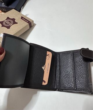 Cartera Marrón Piel