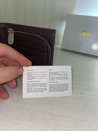 Portafoglio Lacoste geometrico nuovo