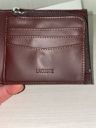 Portafoglio Lacoste geometrico nuovo