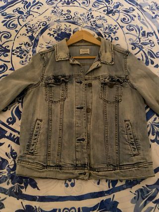 Chaqueta vaquera Mango azul