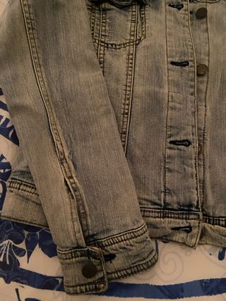 Chaqueta vaquera Mango azul