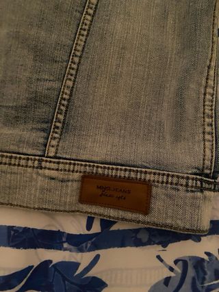 Chaqueta vaquera Mango azul