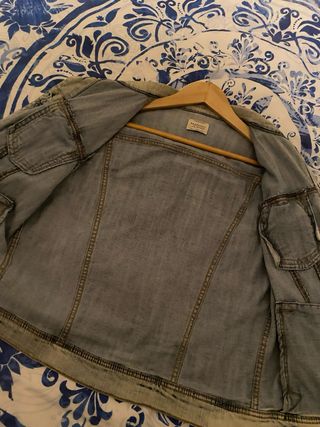 Chaqueta vaquera Mango azul