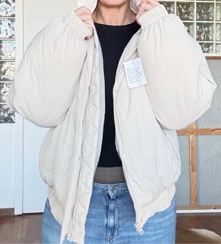 Plumífero ASOS Beige Nuevo Ultraligero