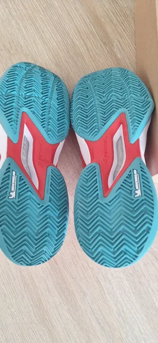 Zapatillas Babolat Tenis Rojas y Azules