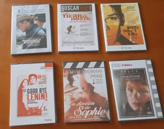 Lote 6 Películas DVD Premios Óscar