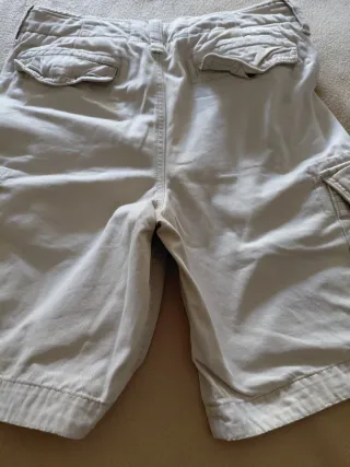 Bermudas Cargo Beige Abercrombie & Fitch