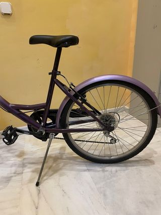 Bicicleta 24 Pulgadas Paseo Morada