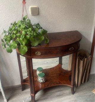 Mueble tocador vintage con espejo