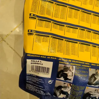 Cadenas de nieve de tela textiles