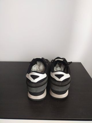 Zapatillas Hombre Munich Negras y Grises