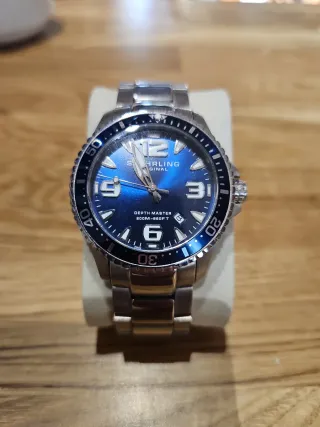 Reloj Stuhrling Original Azul y Plateado