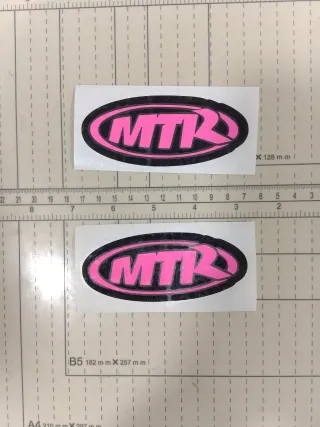 Pegatinas MTR Negro y Rosa