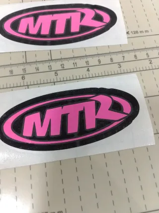 Pegatinas MTR Negro y Rosa
