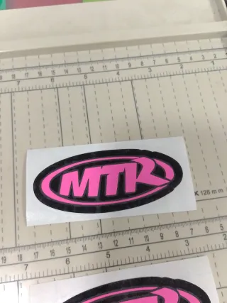 Pegatinas MTR Negro y Rosa