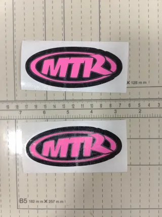 Pegatinas MTR Negro y Rosa