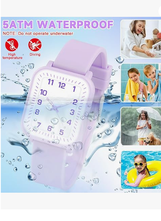 Orologio analogico bambini viola