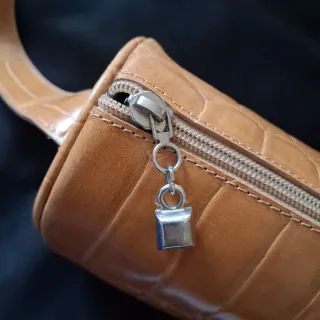 Borsetta vera pelle marrone