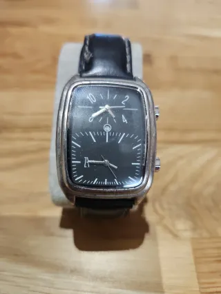 Reloj Zara Negro y Plateado