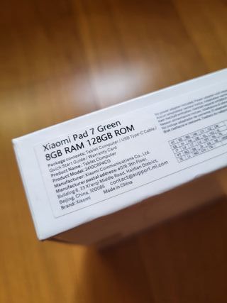 Xiaomi Pad 7 Verde 128GB ¡¡NUEVA!!
