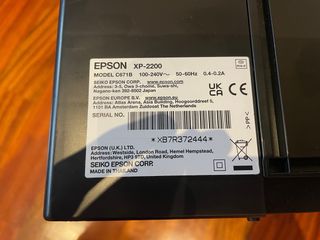 Impresora Epson XP-2200 Negra