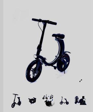 Bici Eléctrica Plegable Negra nueva sin usar