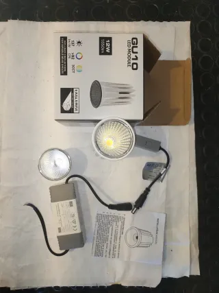 Lampade LED GU10 12W 1650lm N.4 pezzi