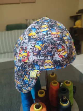 Gorra de soldador con diseño Minions