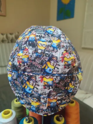 Gorra de soldador con diseño Minions