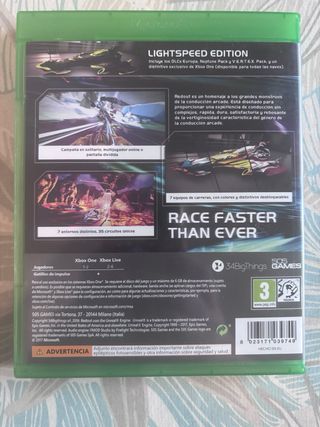 🇪🇸 Redout Lightspeed Edition Xbox One