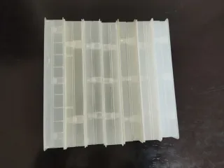 Lote caja cintas vhs transparente