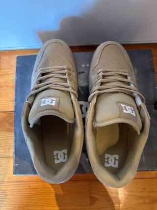 Zapatillas DC Shoes Talla 42 Beige/Marrón