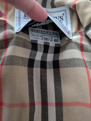 Chaqueta Burberry Acolchada Roja/burdeos