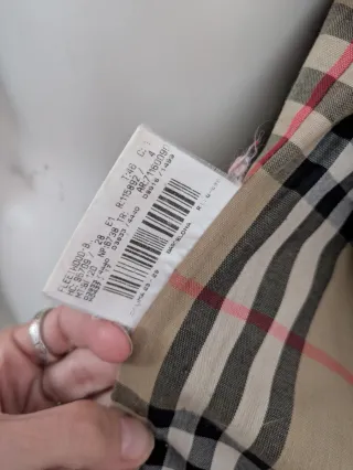 Chaqueta Burberry Acolchada Roja/burdeos