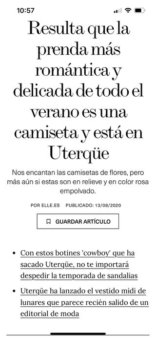 OCASIÓN Blusa Uterqüe Beige Tul Flores