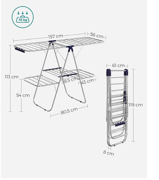 Tendedero Plegable para Calcetines