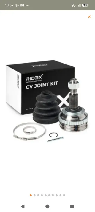 Punta de transmisión RIDEX 5J0074 Chrysler Voyager