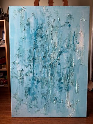 Cuadro grande abstracto salón/dormitorio