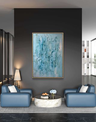 Cuadro grande abstracto salón/dormitorio