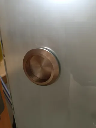 Puerta corredera de cristal