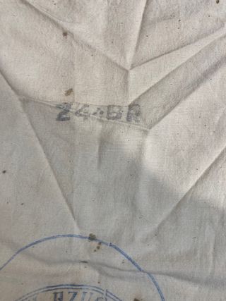 Antiguo saco de azúcar de tela 60 Kgs