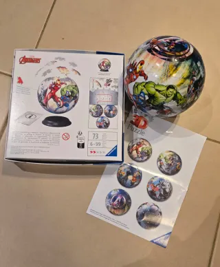 2 Puzzle 3D Ravensburger Marvel y Sonic