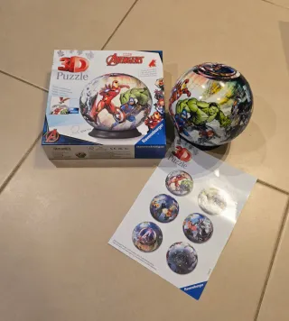 2 Puzzle 3D Ravensburger Marvel y Sonic