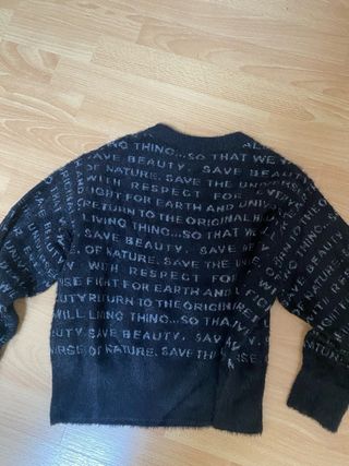 Jersey Desigual Negro Talla XS