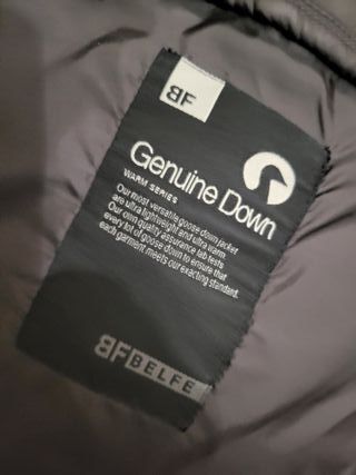 Giacca Belfè piumino d'oca usata Tg 48