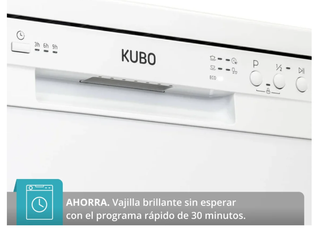 Lavavajillas Blanco KUBO