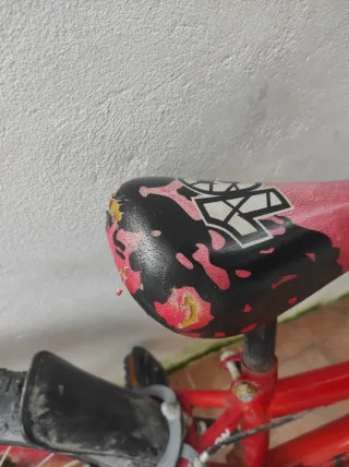 Bicicleta infantil roja 16 pulgadas