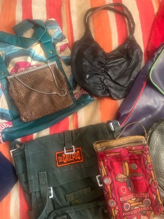Lote 9 bolsos variados